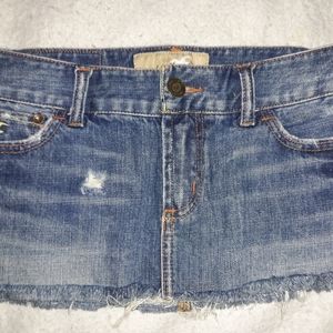 Hollister mini Jean skirt